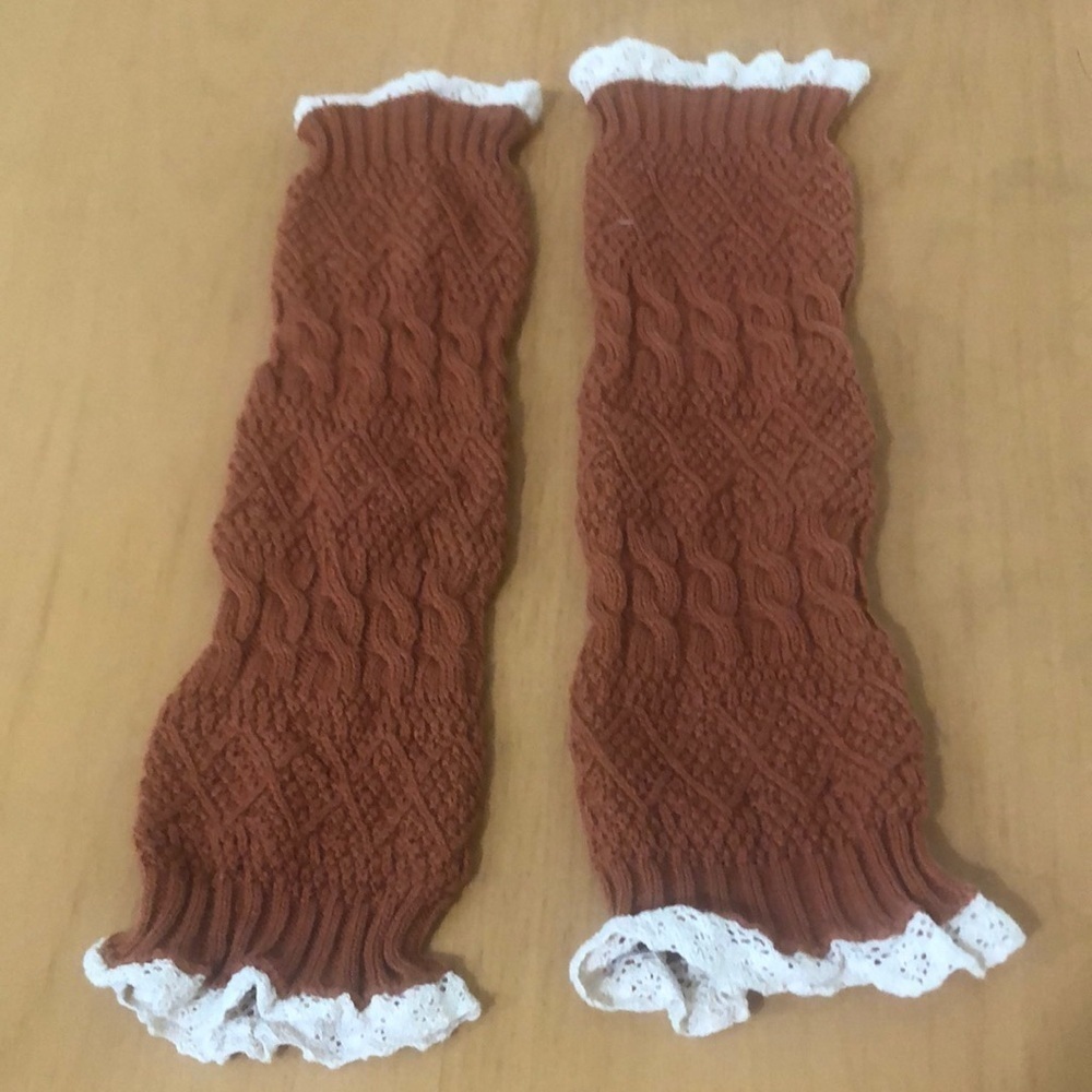 Leg warmers light brown 🤎